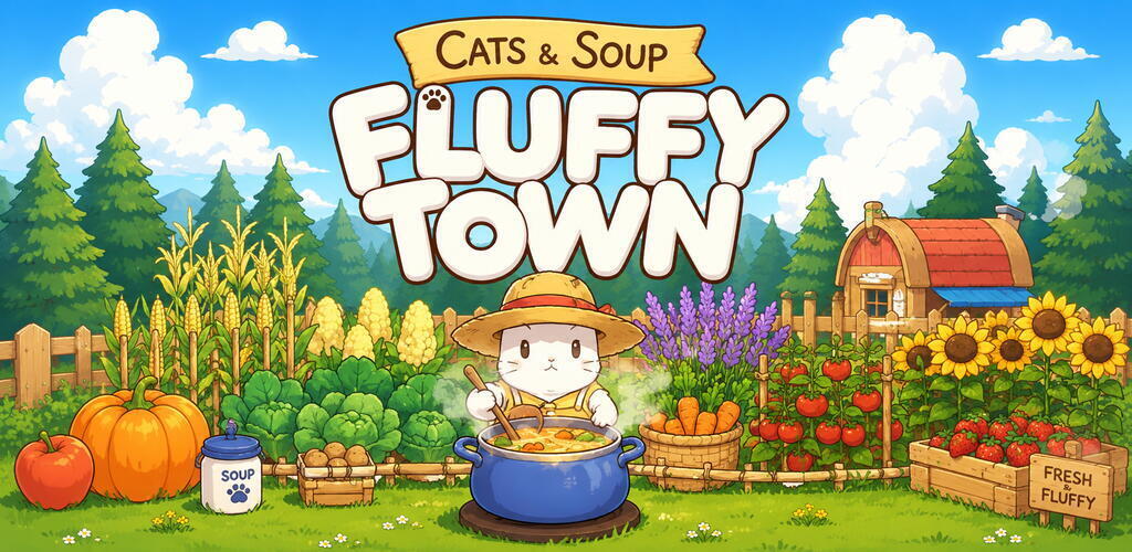 Cats & Soup: Fluffy Town - Make a purchase of 1.99