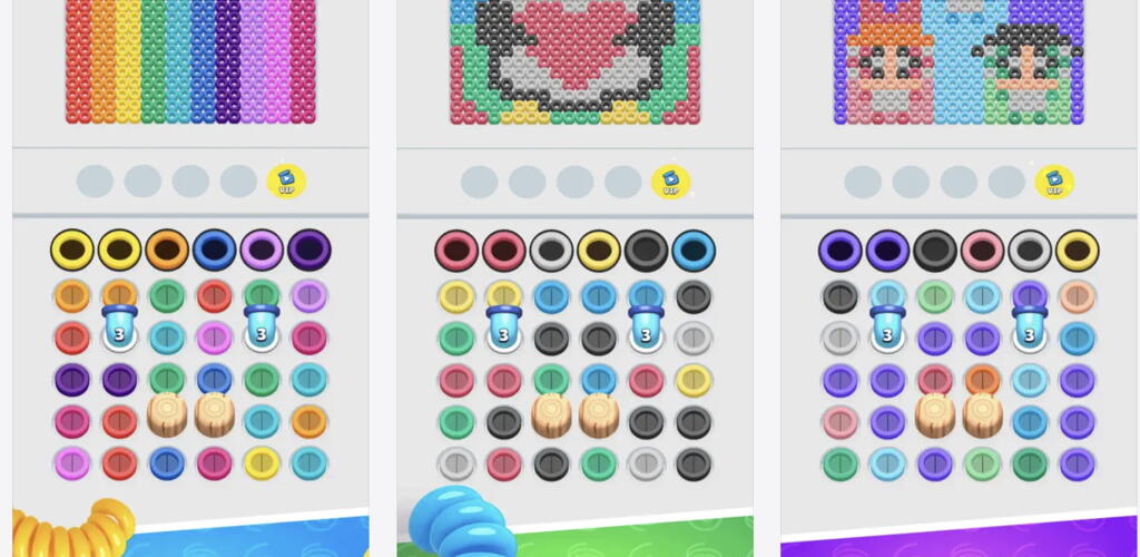 Spring Sort: Sorting Puzzle 3D - Complete level 10