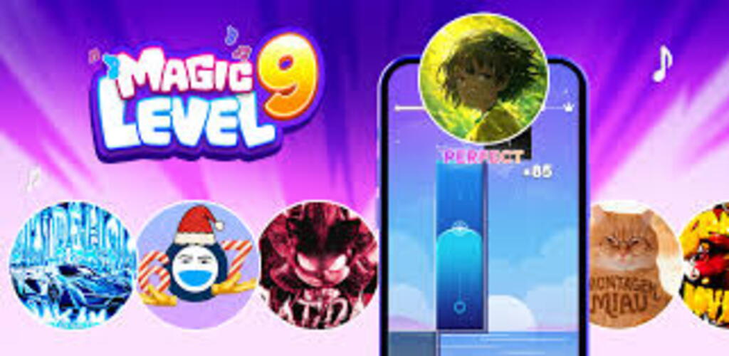 Magic Level 9 Music Piano Game - Install & finish 3 songs