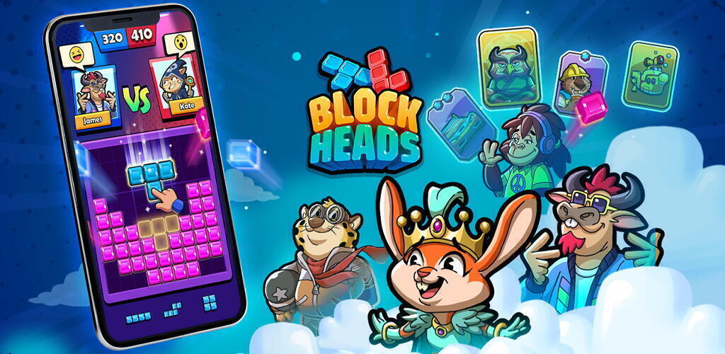 Block Heads: Duel puzzle games