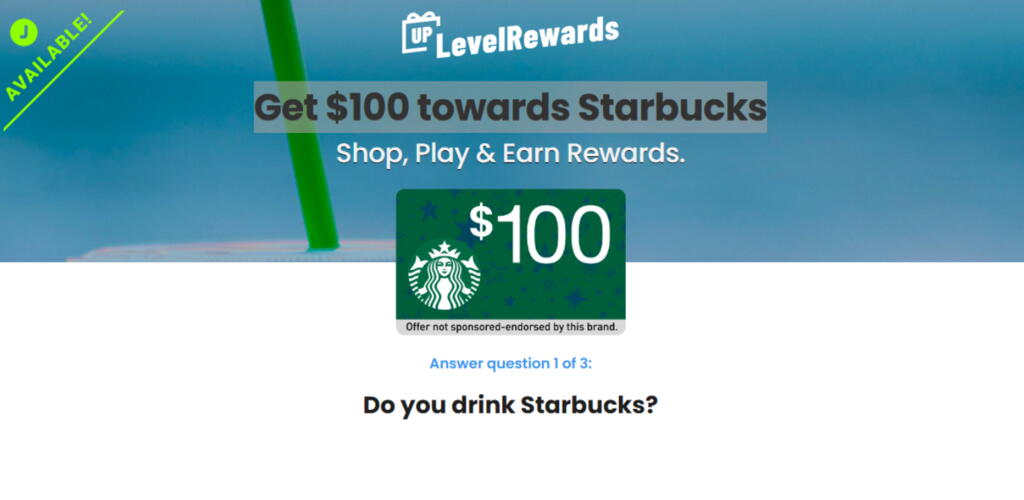 RewardsFlow - Starbucks 100