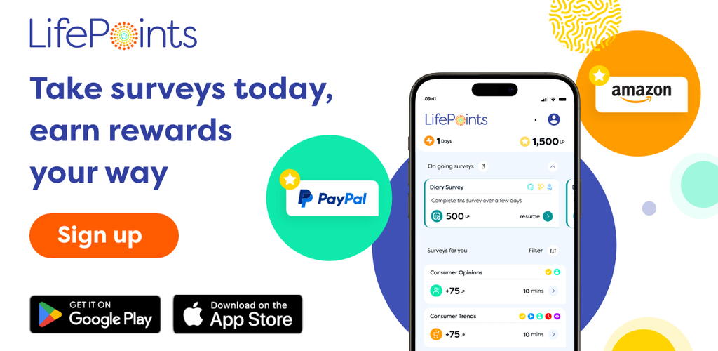 LifePoints - Submit form + confirm email